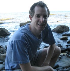 Ken, on the rocks below the Newport Cliff Walk (August, 2013)
